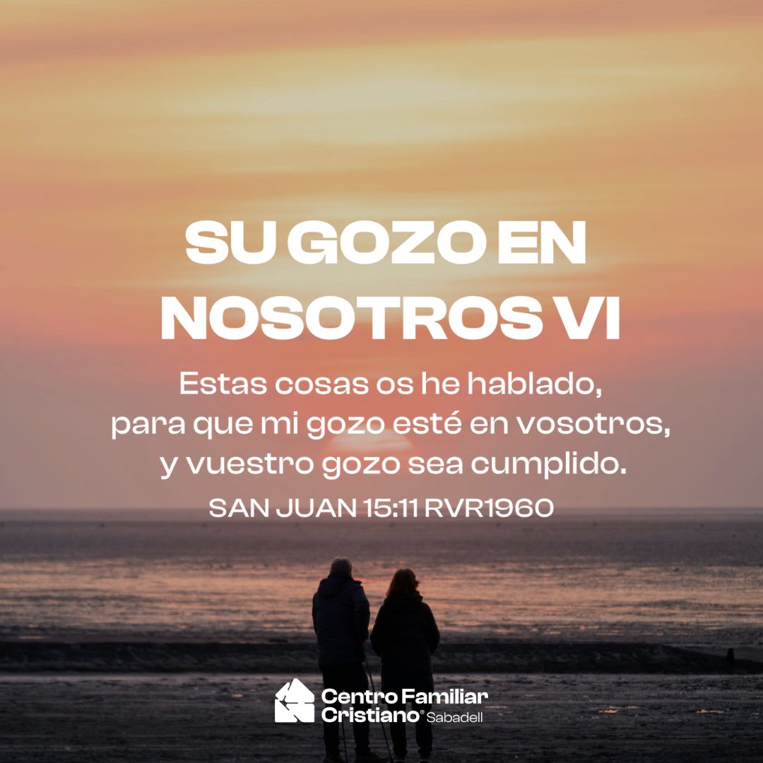 SU GOZO EN NOSOTROS VI